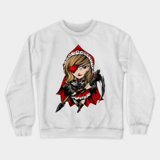 Witch Cartoon Heart Eye Crewneck Sweatshirt